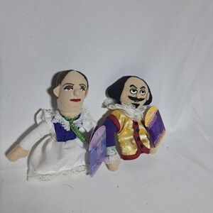 Magnetic Personalties Finger Puppets - Emily Dickinson & William Shakespeare